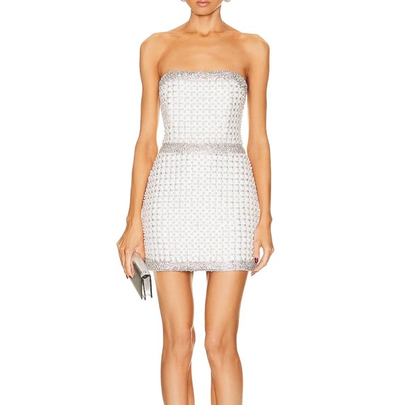 Heather Pearl dress in white and silver - Picture 3 of 8